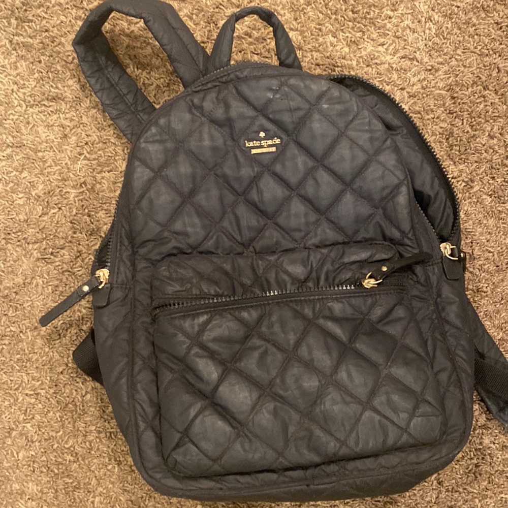 Well Loved Kate Spade quilted backpack